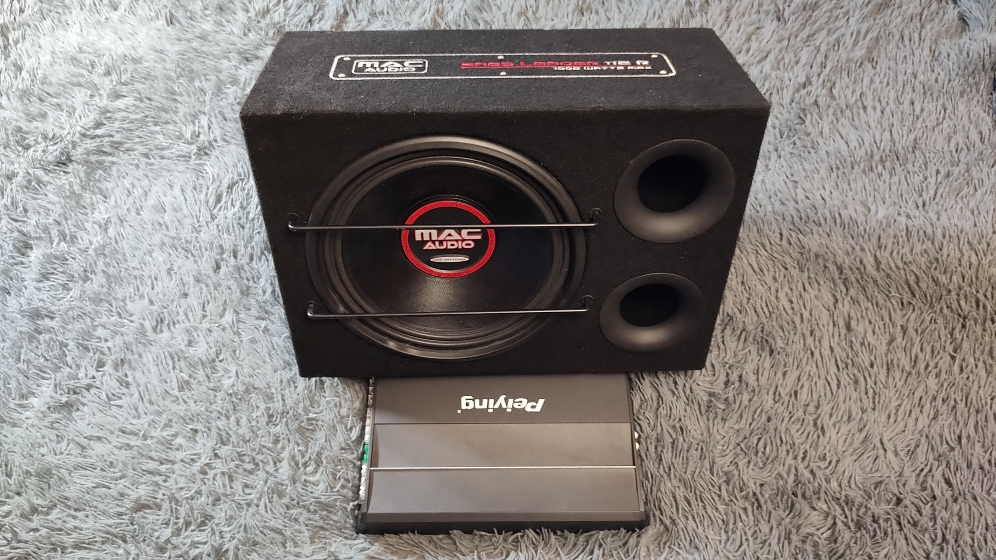 Сабвуфер mac audio bass leader 112r підсилювач py-4c127