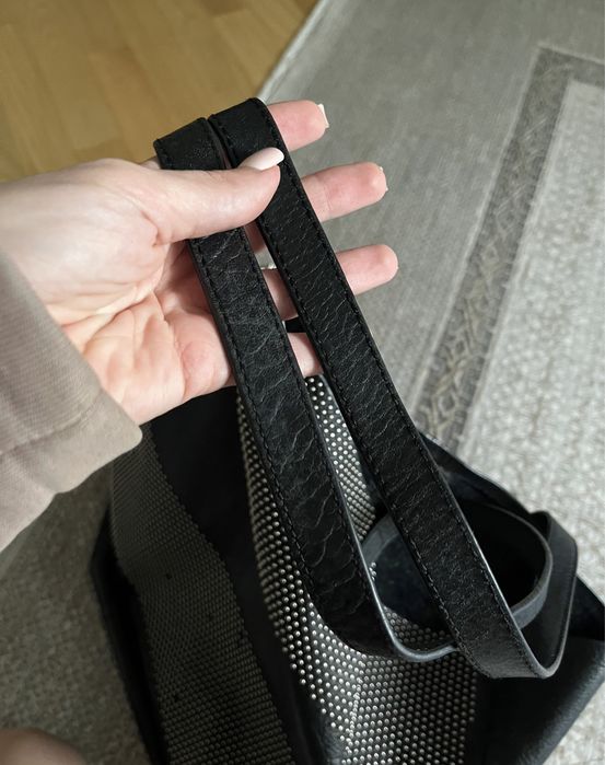 Велика шкіряна сумка