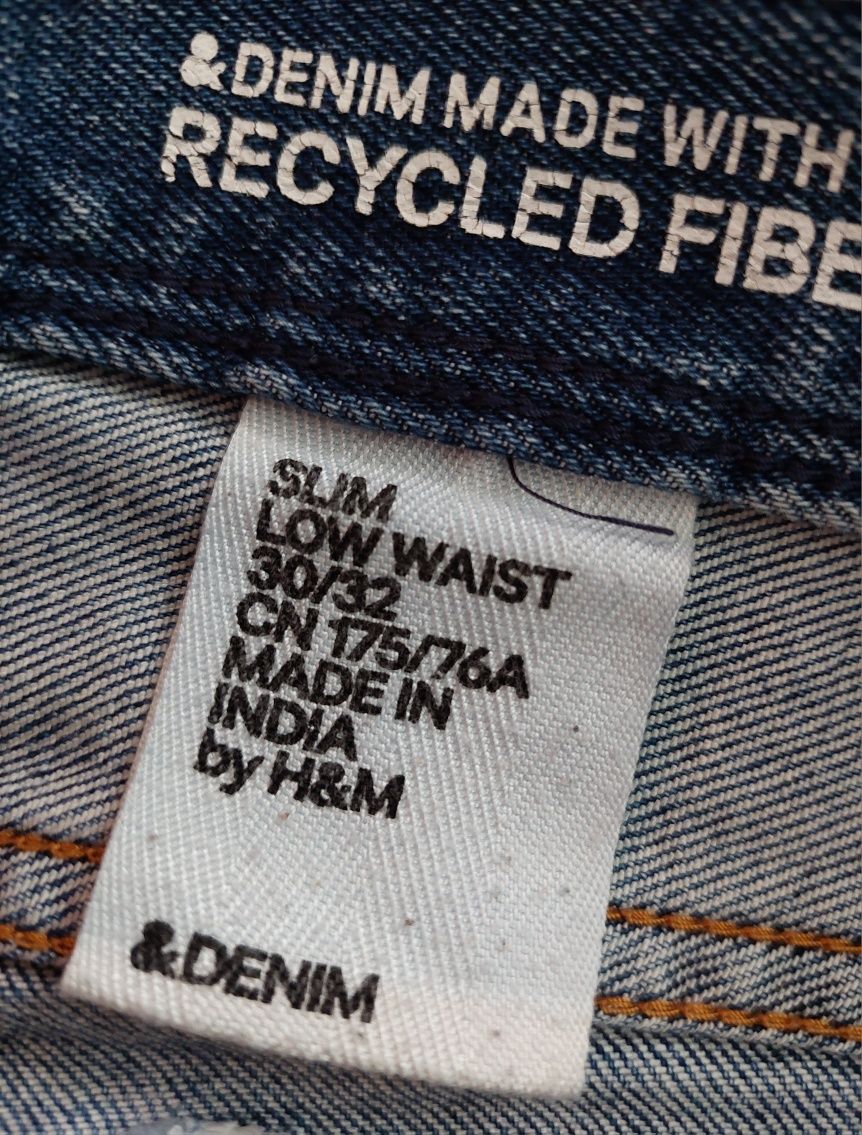 Spodnie jeansy damskie H&M L30/W32 ok M