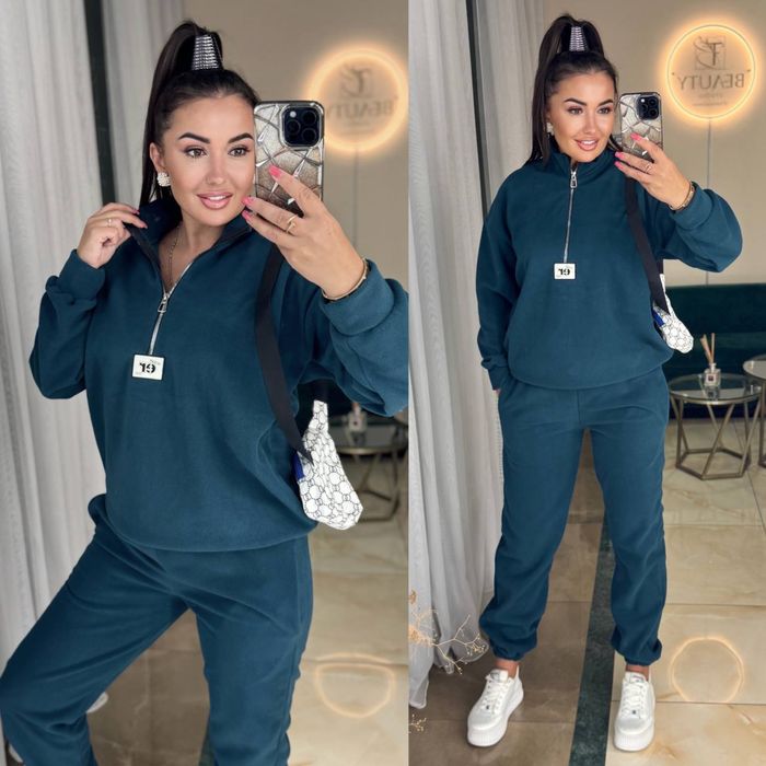 Жіночий дуже теплий костюм полар фліс двосторонній