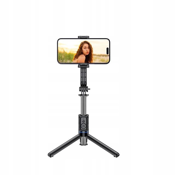 Kijek Do Selfie Stick Na Telefon Tripod Statyw Z Pilotem Bluetooth