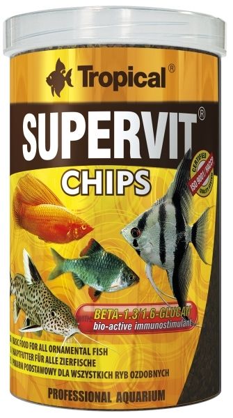 SUPERVIT chips pokarm dla ryb akwariowych 100g / 25 zł