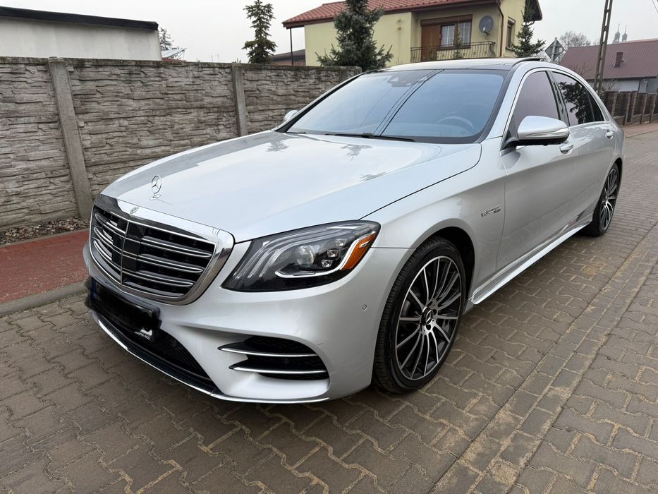 Mercedes S450 Long Amg telewizory z tylu zamiana