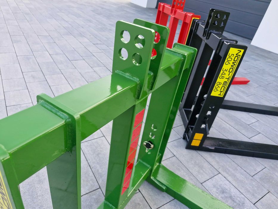 paleciak na tył ciągnika, widły do palet, 4 uchwyty mocujące, nowość