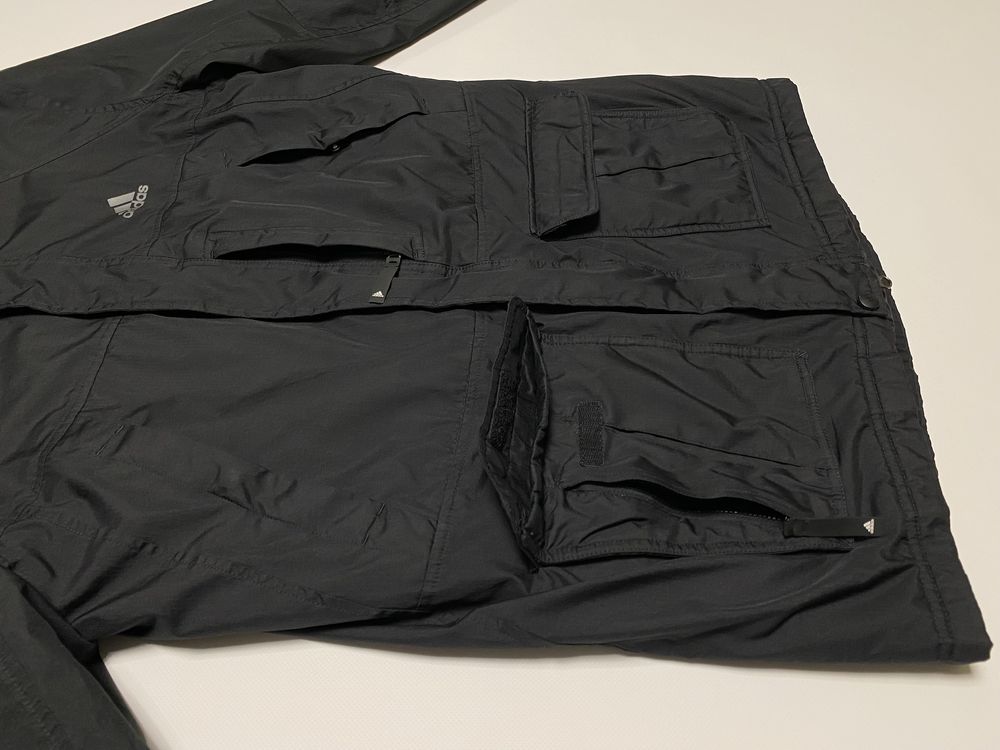 Новая куртка пуховик Adidas Trail Parka флис парка длинная Разм S M 44