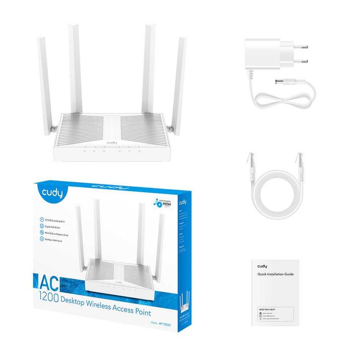 [Novo] Access Point WiFi AC1200 Empresarial