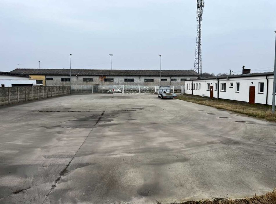 Plac Hala Magazyn Warsztat Samochodowy  Hurtownia