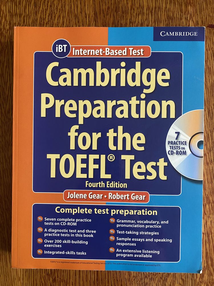 Jolene Gear, Robert Gear - Cambridge preparation for the Toefl test