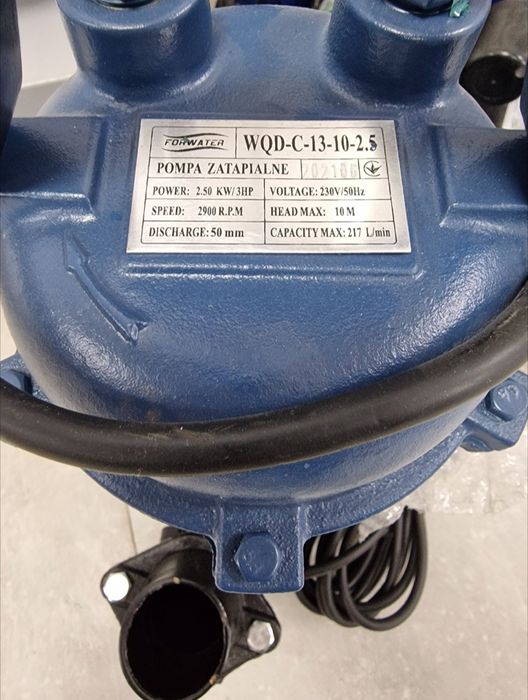 Насос фекальний 2.5 кВт з ножем. Для каналізації