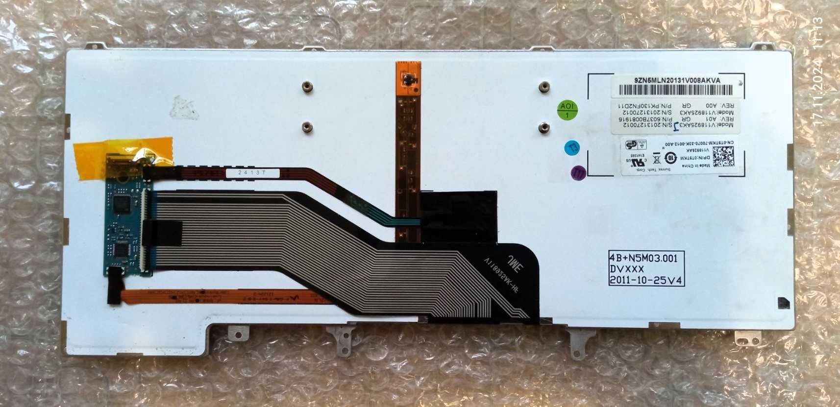 Клавиатура V118925AK3,NSK-DV2BC 0F-0TW7KR для DELL Latitude E6430s