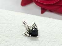 Charm's zawieszka uskrzydlone serce S925