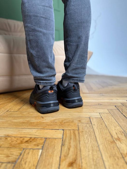 Осінні кросівки Salomon ACS Black Grey Orange Gore-Tex (41-45)