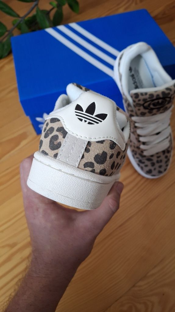 Жіночі adidas campus leopard , нат замша , стильни та зручні