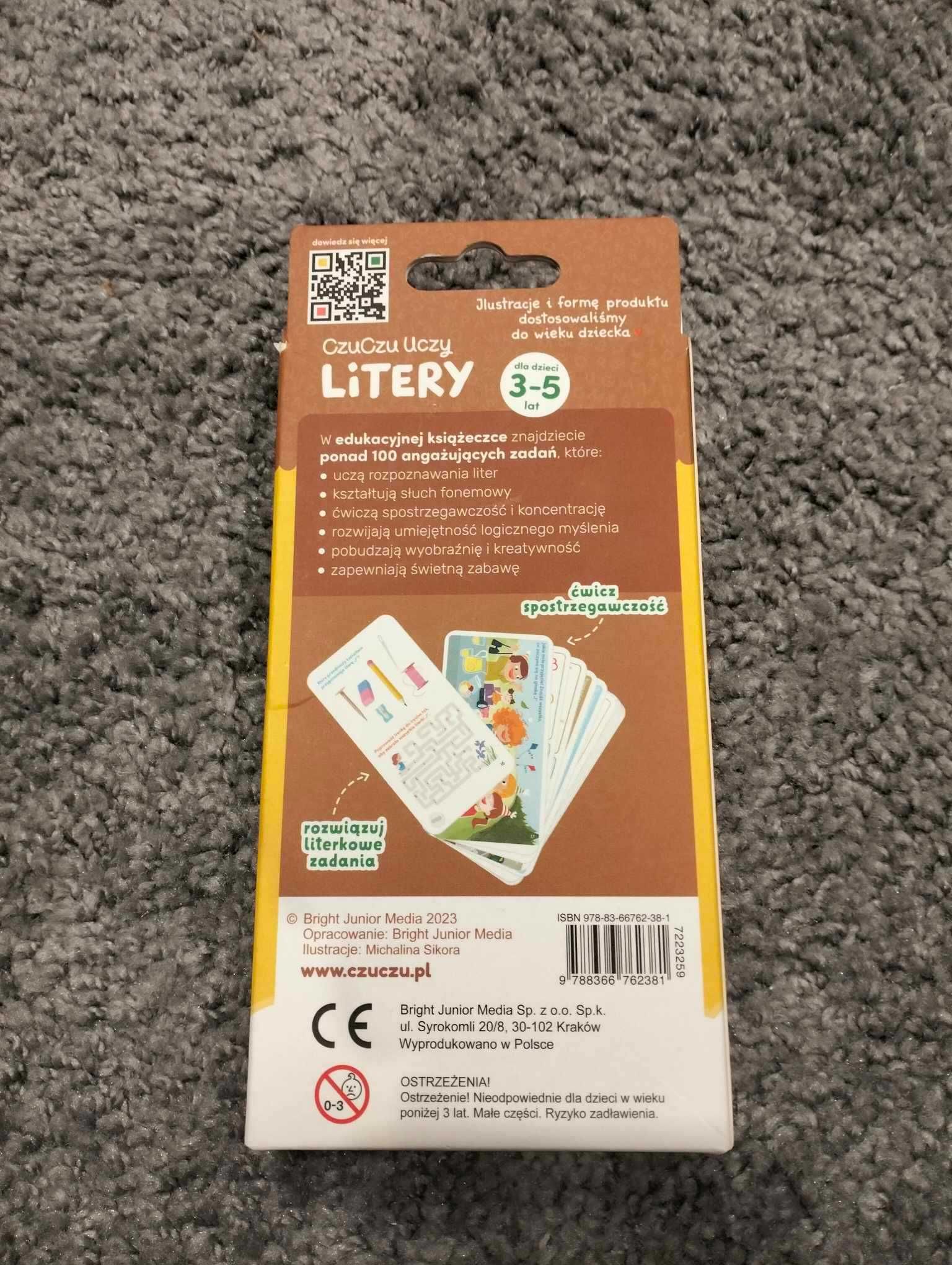 CzuCzu Litery karty edukacyjne