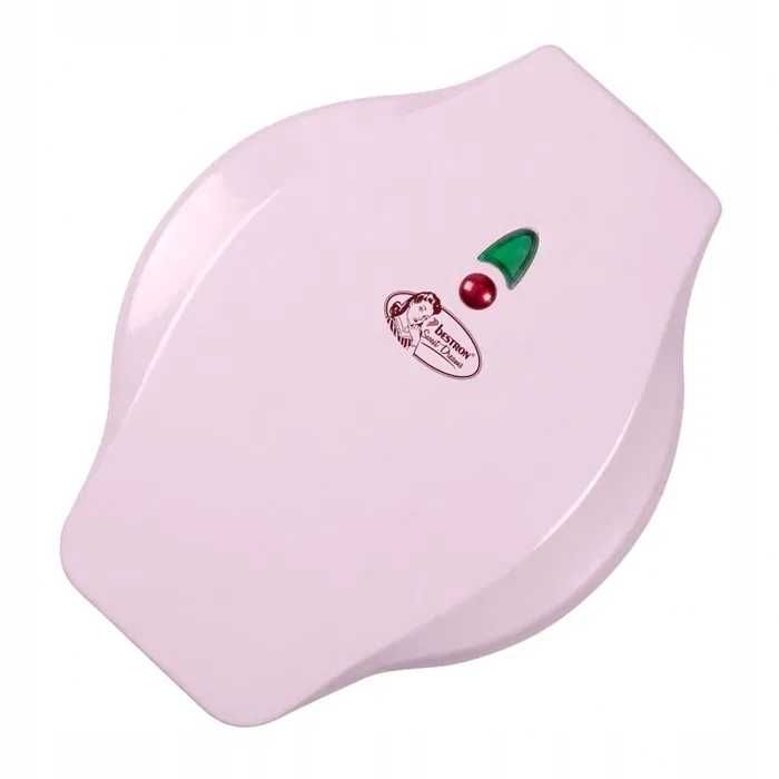 Gofrownica, Urządzenie do pieczenia ciastek  Bestron AAW700P różowa