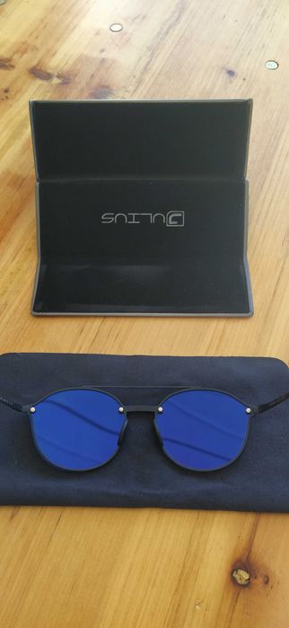 Óculo de sol JULIUS com anti-reflexo interno e cx correspondente Novo