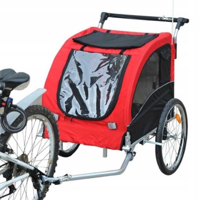 Przyczepka rowerowa dla psa lub wózek dla psa