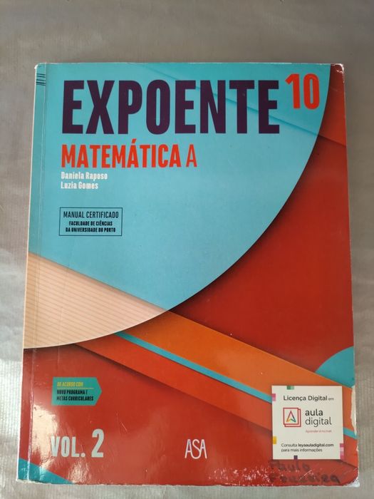 Expoente 10 Matemática A vol. 2