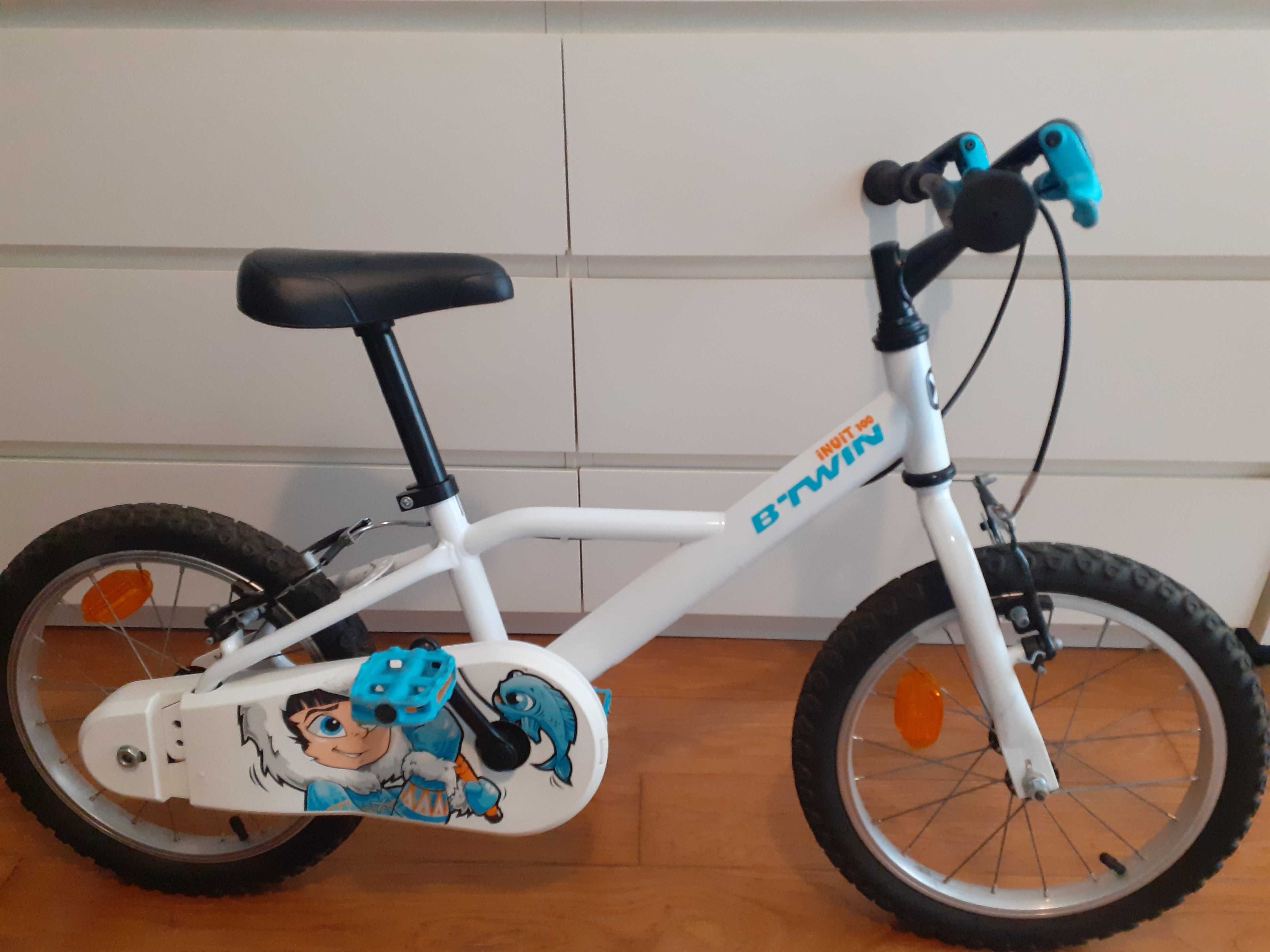 Bicicleta de criança usada B-TWIN 100 INUIT 16 Polegadas