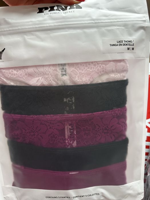 Набір трусиків мереживних безшовних Victoria’s Secret жіночих м л хл