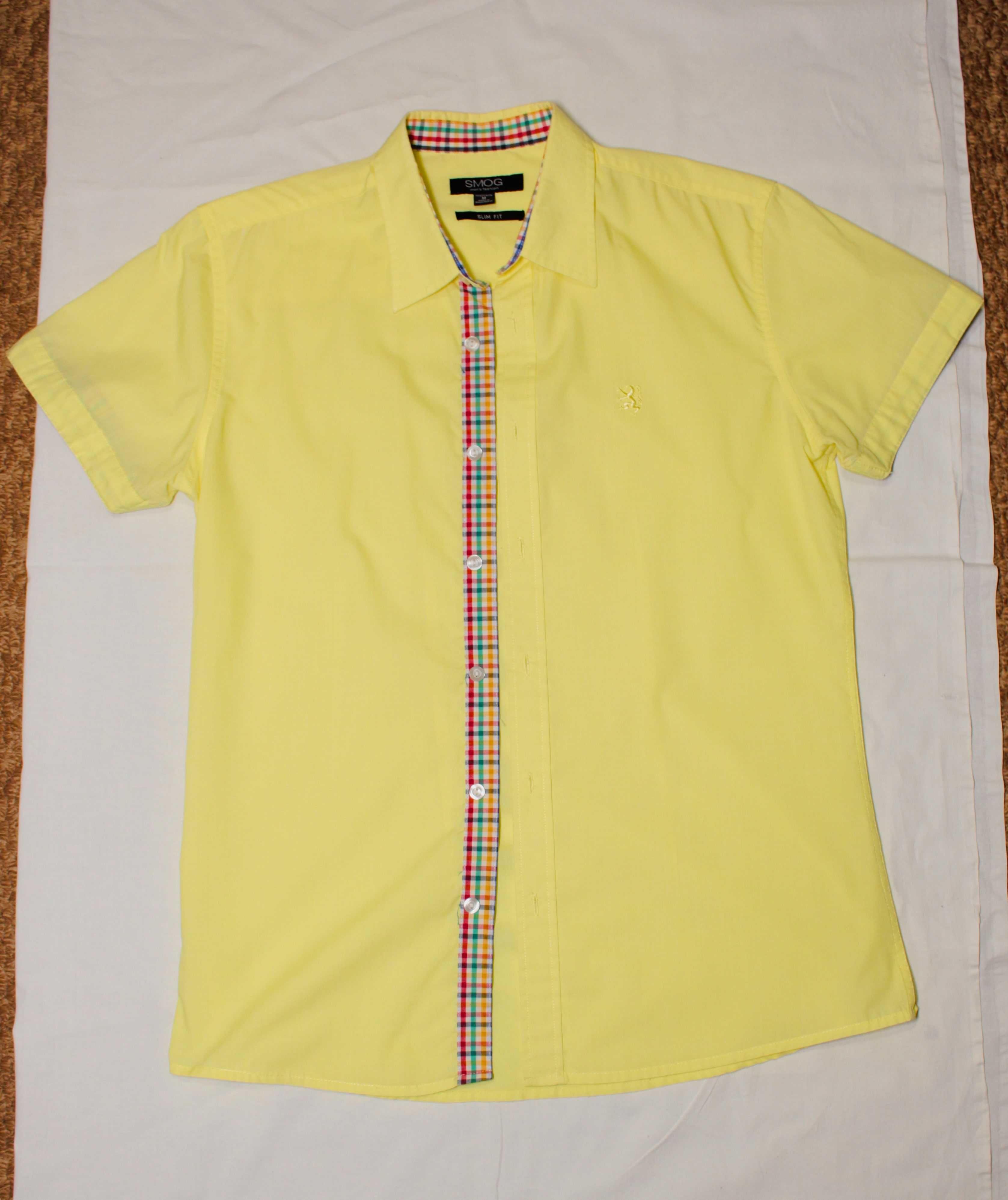 Стильная мужская фирменная рубашка | размер М | производство Бангладеш