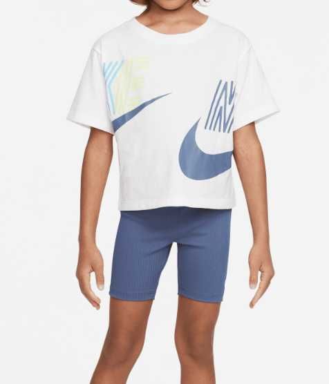 NIKE komplet NOWY koszulka i spodenki  dla dziewczynki 110 116