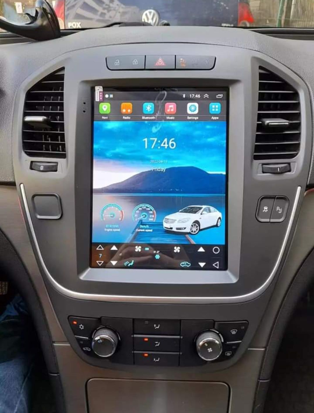 Rádio Android 12 com GPS Opel Insignia Tipo Tesla (Novo)