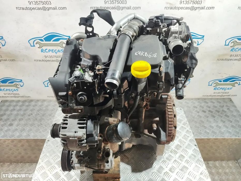 Motor Completo K9KB608 | K9K608 - Renault 1.5 DCI | 8v | 90cv | - Bosch | Captur | Clio | Kangoo | Scenic | Talisman | Kadjar