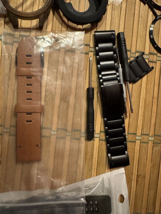 Zestaw Garmin Fenix 5 plus sapphire titanium