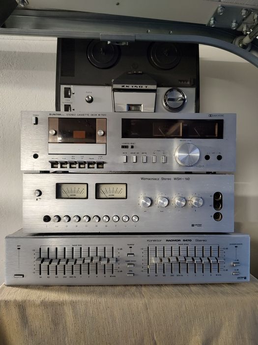 Unitra Radomor deck magnetofon korektor wzmacniacz