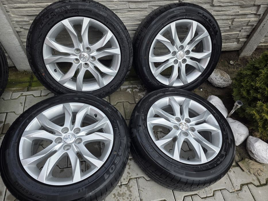 Koła alufelgi 17 Peugeot gotowe do założenia opony jak nowe