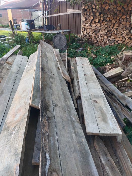 Deski szalunkowe po budowie