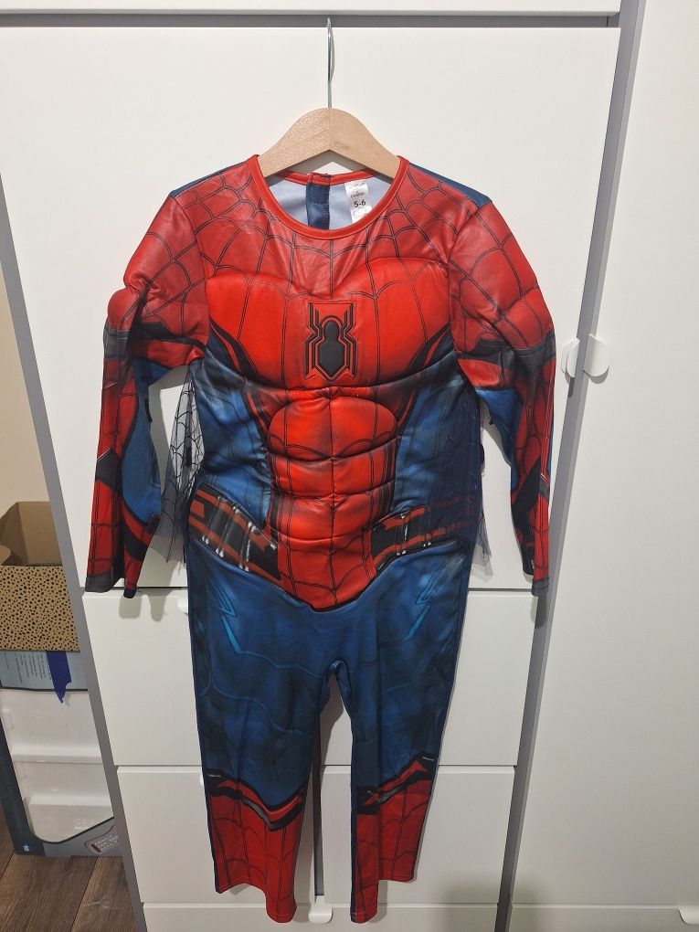 Strój Spiderman rozmiar 110-116