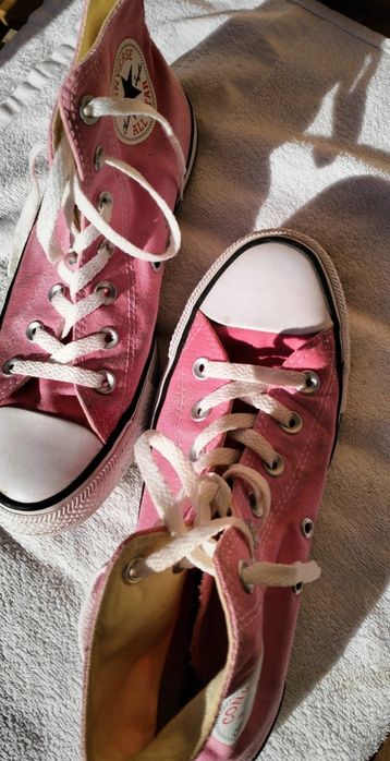 All star rosa como novas