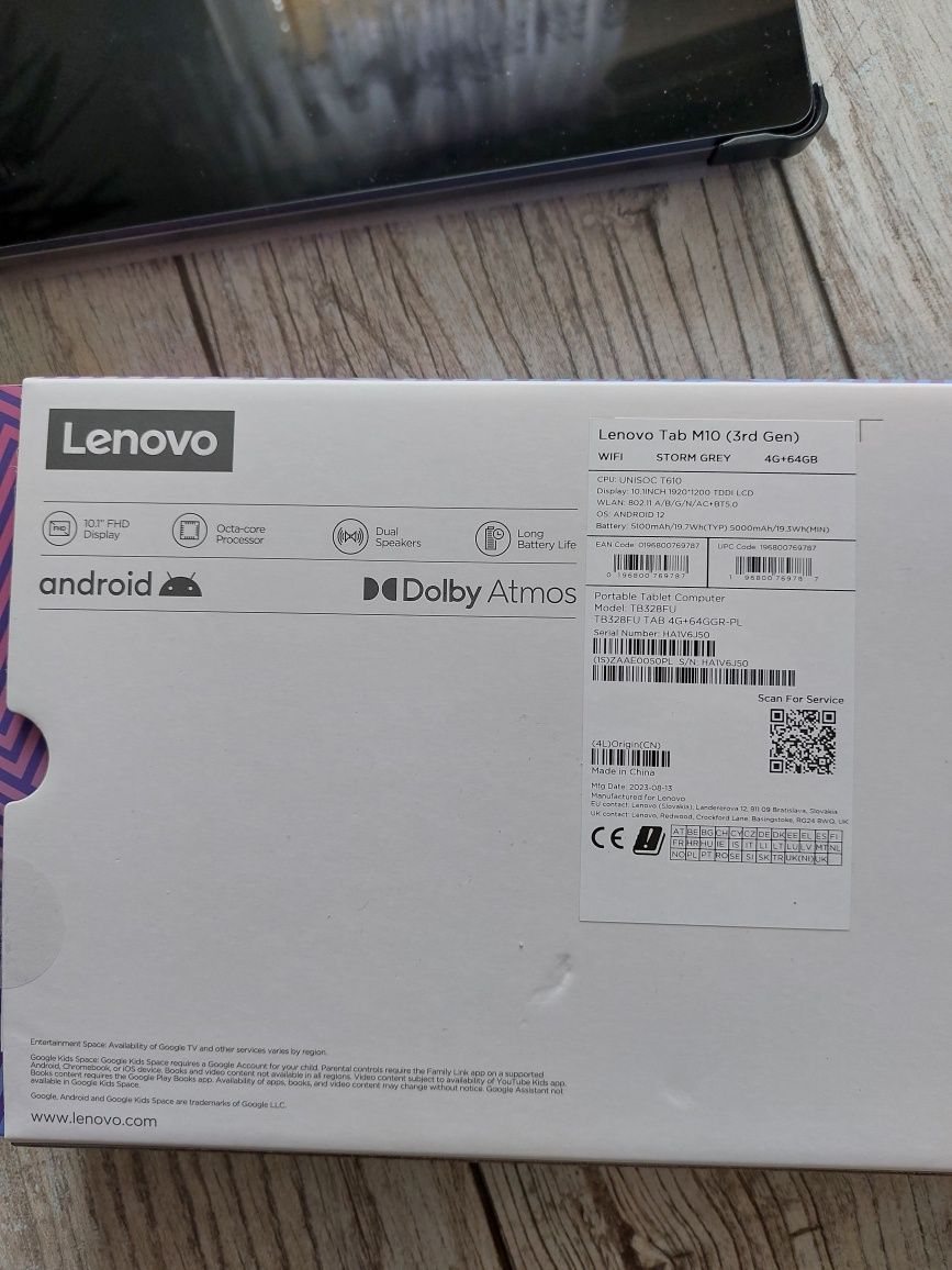 Nowy Lenovo Tab M10 4/64 GB etui