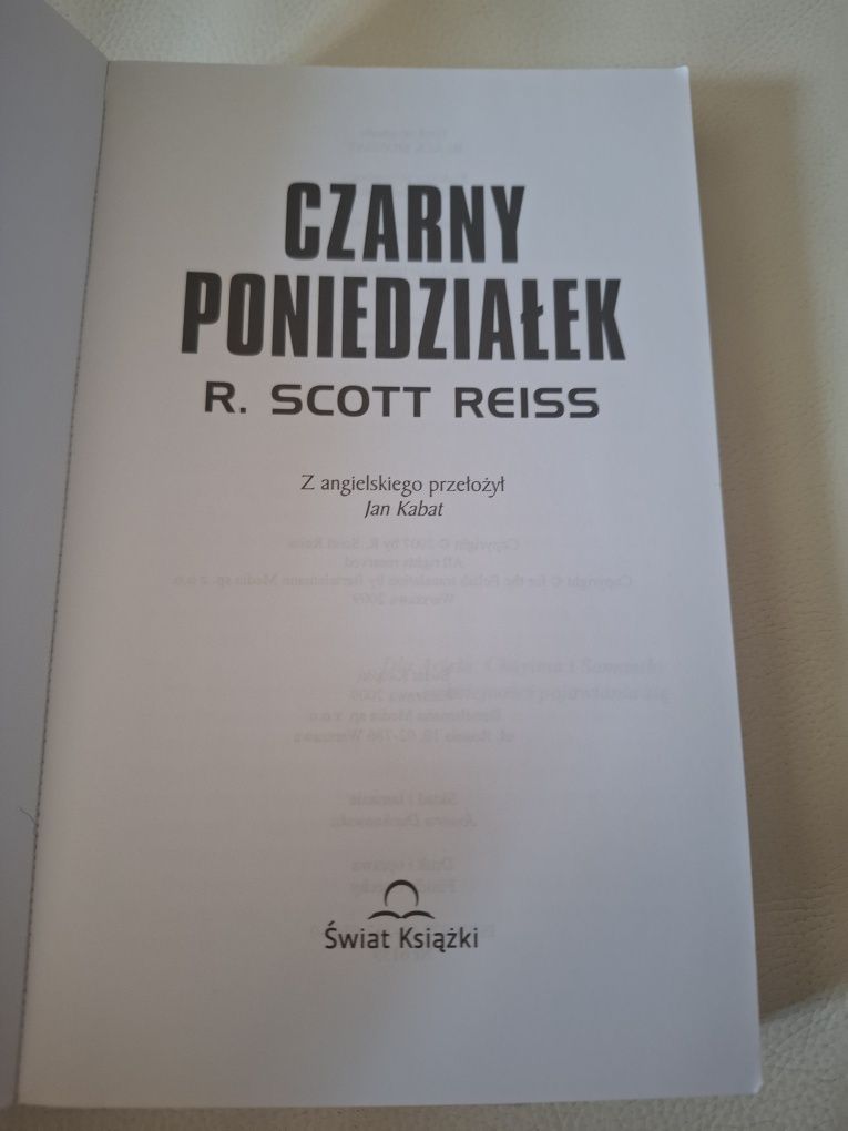 Czarny poniedziałek - R. Scott Reiss