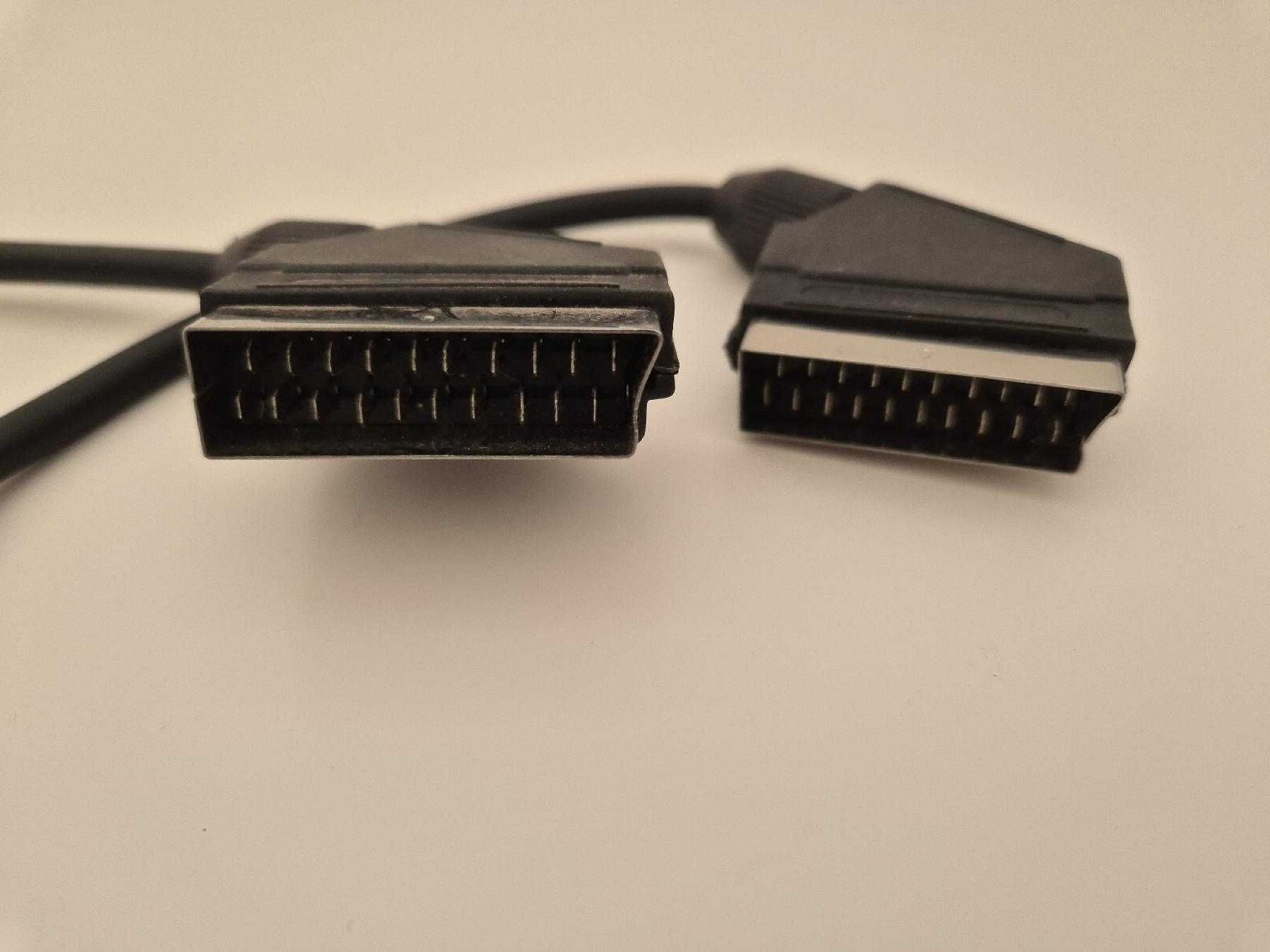 Kabel SCART eurozłącze 1m
