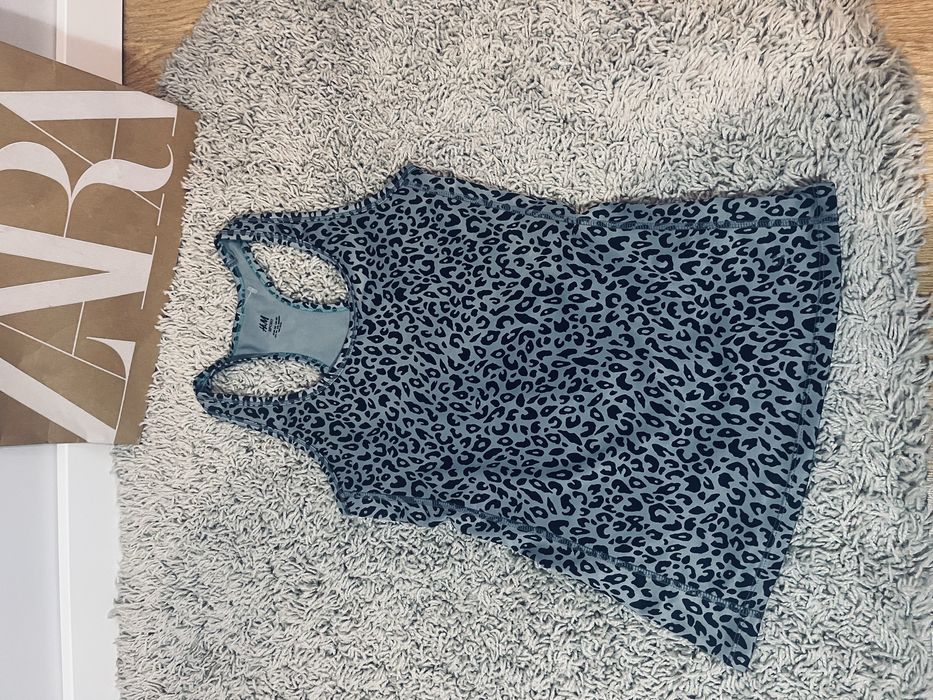 Bluzka top sportowy damski w panterke rozm xs