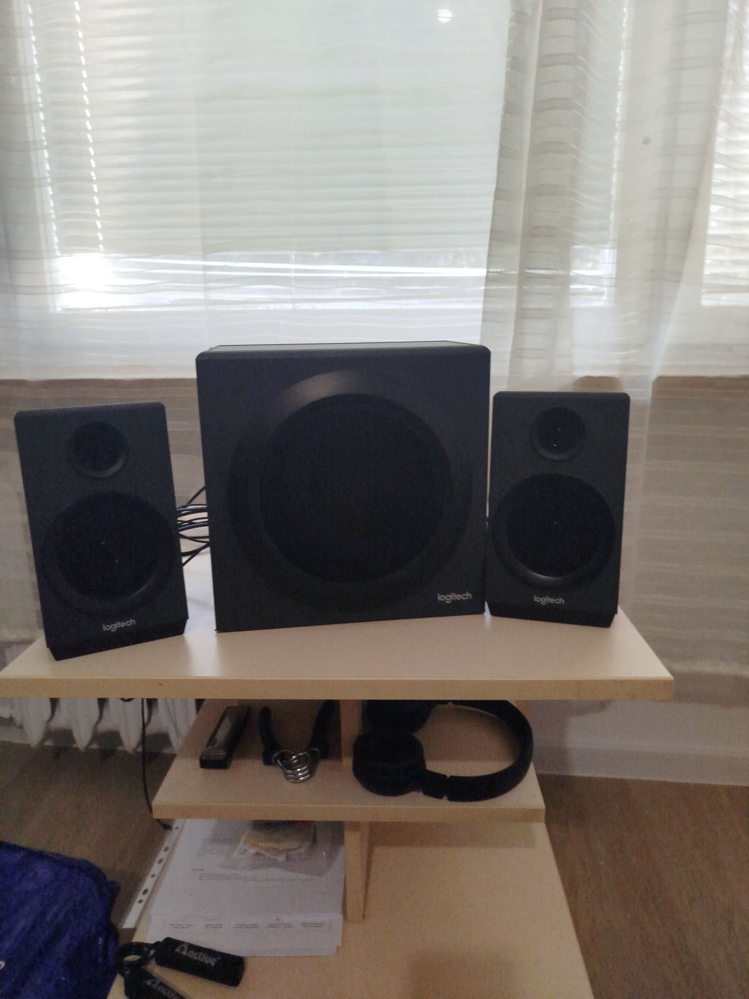 Głośniki z subwooferem Logitech S-00154 stan bdb
