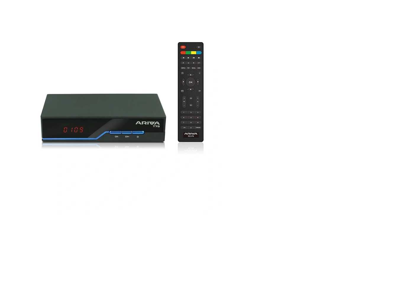 Tuner DVB-T2 Ferguson T75 dekoder H.265 HEVC WiFi