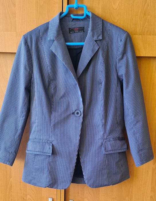 Elegancki żakiet New Look, roz. 42, granatowy