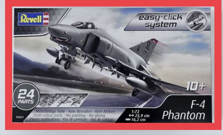 Samolot Phantom F-4 easy click system model Revell 03651