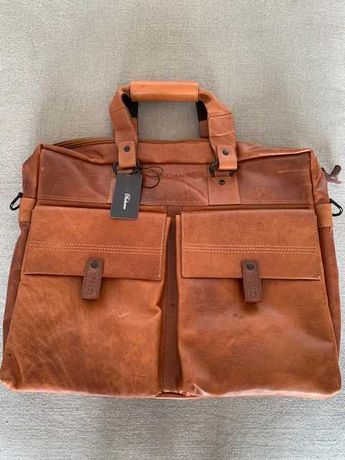 Nowa torba ze skóry marki Ochnik na laptopa i dokumenty
