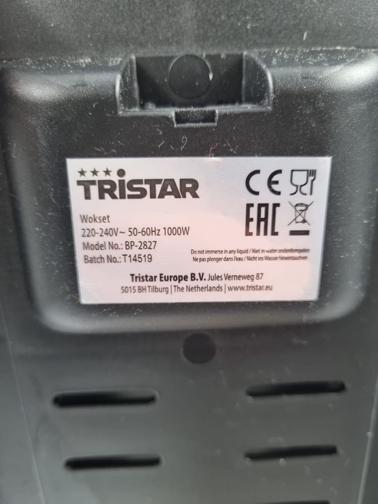 Tristar BP-2827 zestaw imprezowy wok z płytą