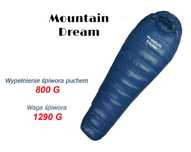 Śpiwór puchowy Mountain Dream 800g NOWY!