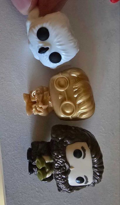 Комплект Harry Potter gold,золотий Гаррі П,+ Геґрід і Сова  Kinder Joy