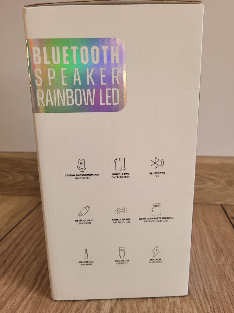 Bluetooth głośnik led na prezent