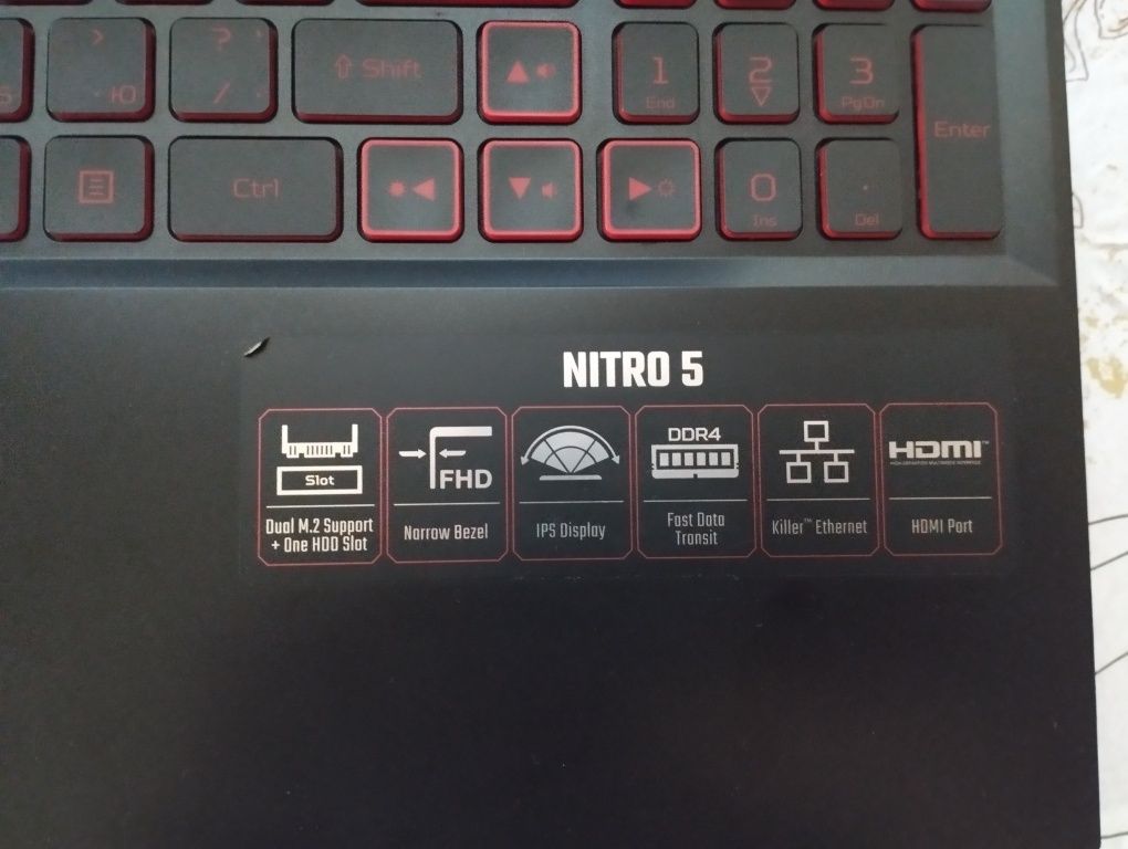 Ноутбук  acer nitro 5 .2022 року