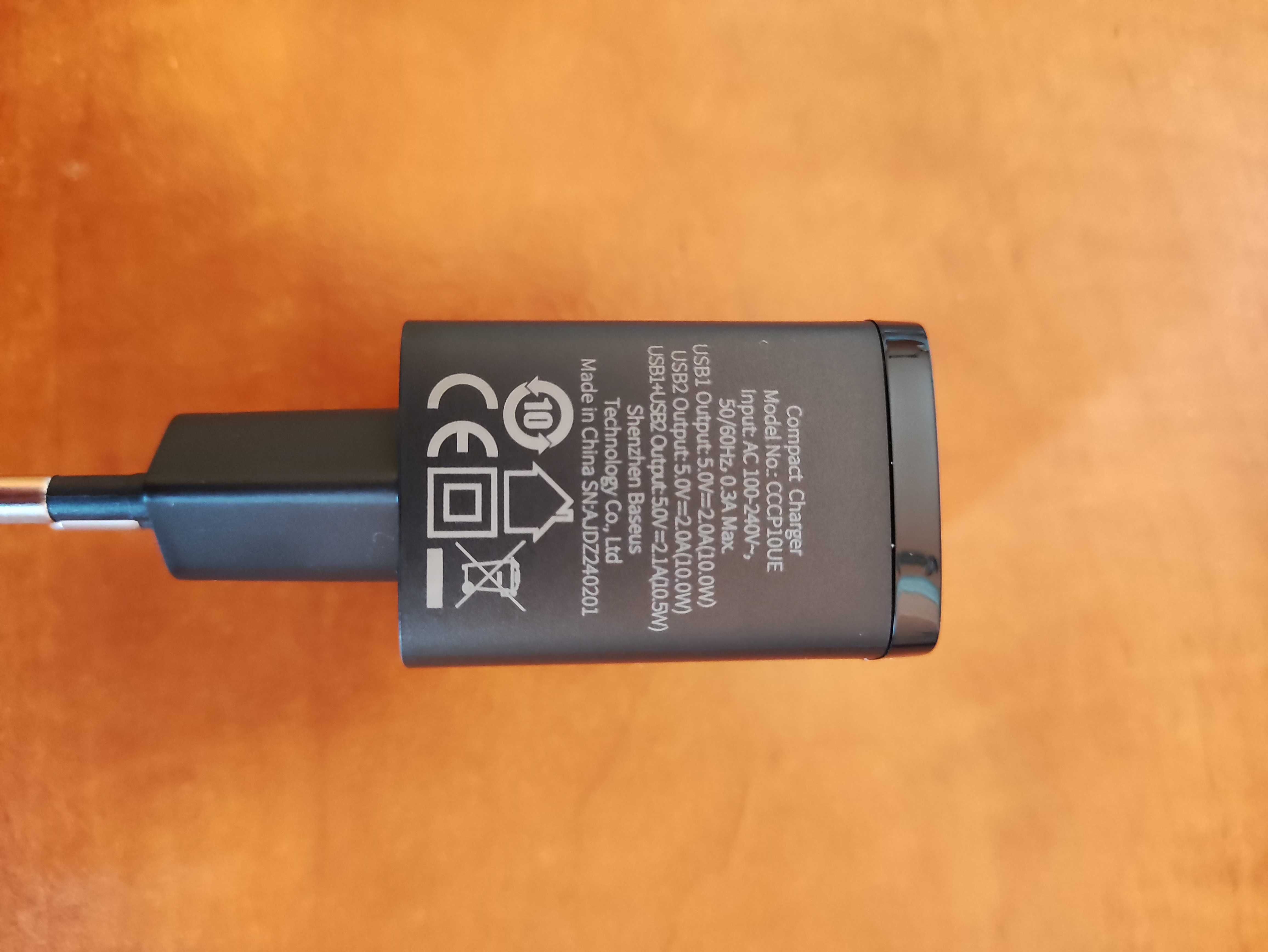 Ładowarka sieciowa Baseus 10.5W 2xUSB-A