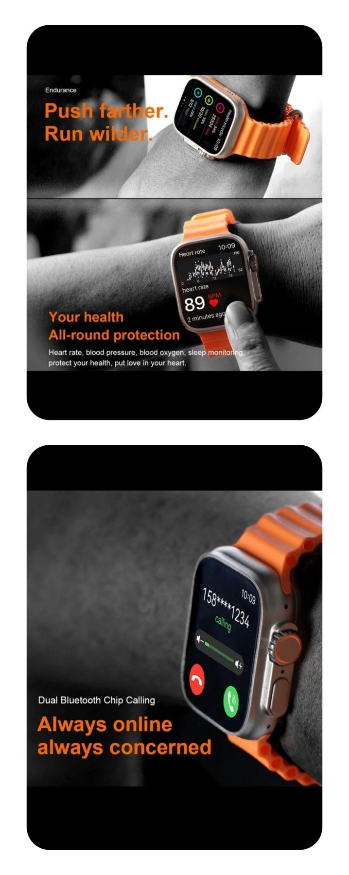 Розумний старт годинник smart watch x8 ultra 49mm 5 плёнок в подарок